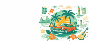 Havana auto-école Motifs Cubains Colorés